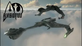 Fan-verse Klingon Patrol Flyby