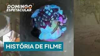 Filho supera dificuldade de comunicação e ajuda a salvar mãe de poço em Minas Gerais