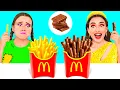 Download Lagu Tantangan Makanan Asli vs Makanan Cokelat | Gadget Cerdas vs Hack oleh BaRaFun Challenge