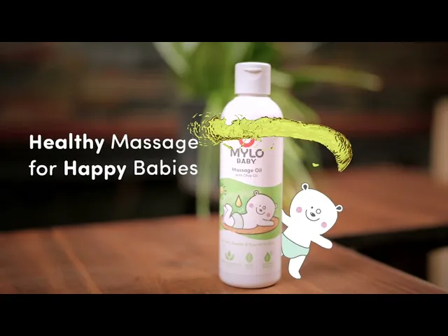 Baby Massage Oil 200ml | Improves Complexion & Skin Tone | Moisturizes & Nourishes Skin | Aids in Sun Protection | Made Safe Certified