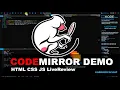 CodeMirror Demo HTML CSS JS LiveEditor Online