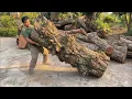 Watch Now Young Woodworker Genius Transforms Lifeless Tree Trunk into a Thousand Dollar Table