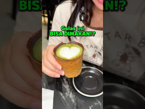 GELAS 2 IN 1 BISA DIMINUM & DIMAKAN !!! 😱