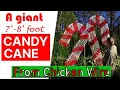 How to make a GIANT LED CANDY CANE for your yard - DIY Tutorial