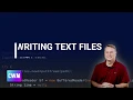 Reading and Writing Files in Java
