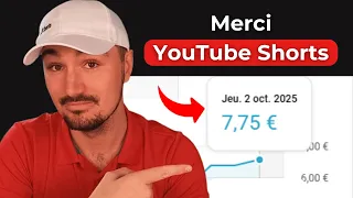 Gagner 8€ par Jour AUTOMATIQUEMENT Grâce à YouTube Shorts