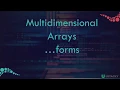 - Multidimensional Arrays Forms