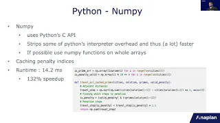 Yair Beer Python bottleneck optimization progression from lists to cupy arrays