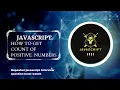 to get count of positive numbers in javascript interview question