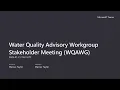 TCEQ Water Quality Advisory Work Group WQAWG Stakeholders Meeting - January 21 2025