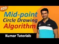 Midpoint Circle Drawing Algorithm Computer Graphics Kumar Tutorials