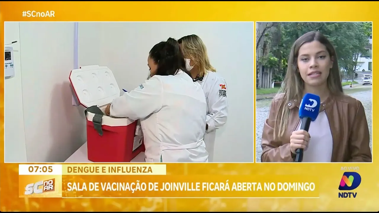 Em Joinville sala de vacinação contra dengue e influenza estará aberta no domingo