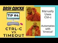 Automate Ctrl-C with Timeout