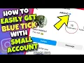 PROOF How To Get Blue Tick on Small Instagram Account for Free Get Verified on Instagram