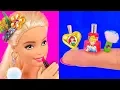 5 MINUTE CRAFTS AND DIY FOR BARBIE Easy Hacks Hair Clips Headphones Cap and more