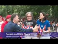 Todd interviews Geraldo Rivera Curtis Sliwa at the 2023 National Puerto Rican Day Parade in NYC