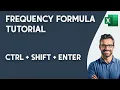 How to Use the FREQUENCY Function in Excel