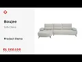 El Dorado Furniture Boujee Sofa Chaise Product Demo