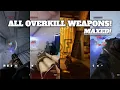 ALL OVERKILL WEAPONS MAXED LEVEL IN PAYDAY 3 SHOWCASE