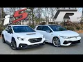 2025 Subaru WRX tS Takes On the Mighty Volkswagen Golf R