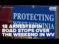 West Virginia governor announces 18 weekend arrests as part of ICE effort