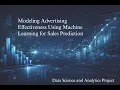 Sales Forecasting using Machine Learning Full Project