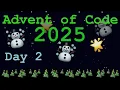 Rust Programming Advent of Code 2025 - Day 2