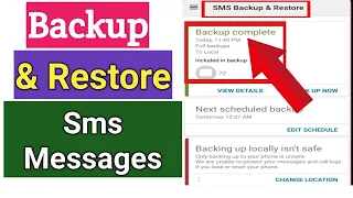 How To Backup and Restore Sms Messages on Android