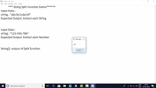 UiPath - Split Function For Strings
