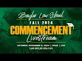 Baylor Law Fall Commencement 2024
