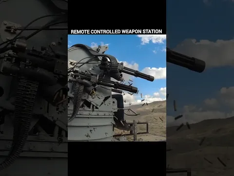 Twin-Barrel Remote Weapon Station Monster Power! #shorts #twinbarrel #remotecontrolled #army