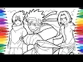 Naruto Coloring Page Coloring Naruto Sasuke and Sakura Coloring Naruto Manga for Kids