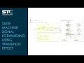 State Machine Signal Forwarding Using Transition Effect in Cameo Systems Modeler