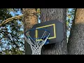How to build a Backyard Basketball Hoop on a Tree Fun Project Under 20 bucks