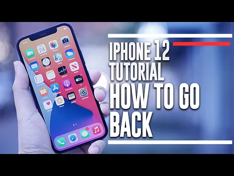 iPhone 12 How to go back two ways iPhone 12 Gesture Tutorial