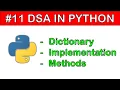 DSA in Python Dictionary in Python Python Dictionary DSA Python