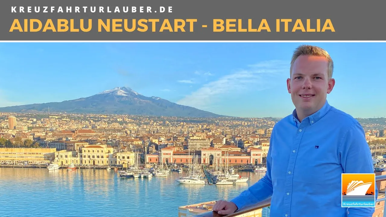 VLOG2: Neustart AIDA: Bella Italia mit AIDAblu - Ausflug Ätna & aktuelle Maßnahmen an Bord