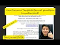 Download Lagu Cara Megetahui Template (format penulisan) Jurnal/Artikel yang akan di upload ke SINTA