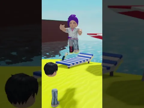 jinu kena tsunami dan badannya hilang! #roblox #robloxshorts