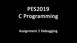 C Programming - Assignment 2