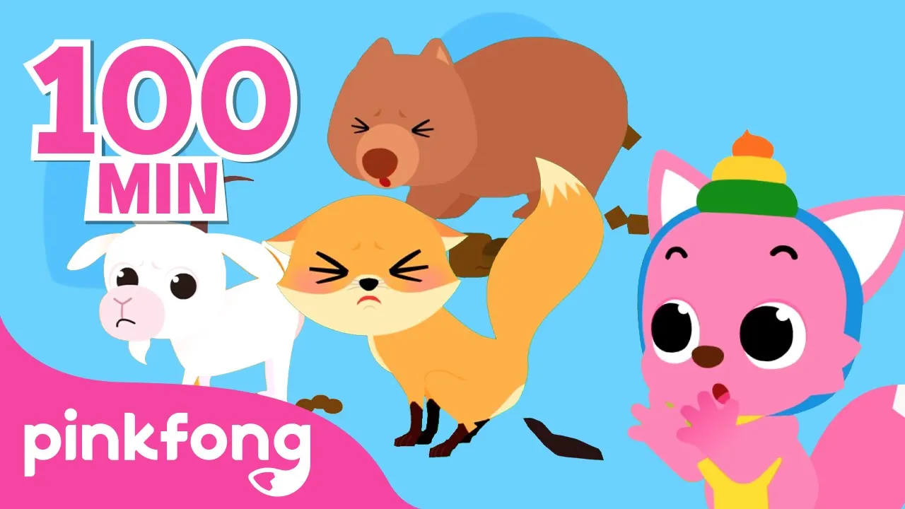Peek-a-poo! | Fun Animal Songs Compilation for Kids | Pinkfong Baby Shark