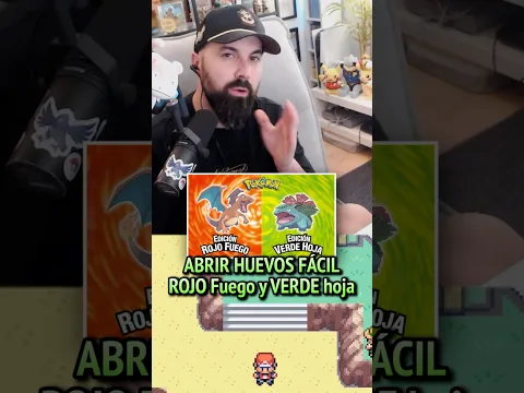 ¿Sabías este truco para abrir huevos mucho más rápido en Pokémon Rojo Fuego y Verde Hoja? 🥚🔥