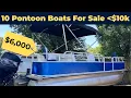 10 Pontoon Boats For Sale Under 10 000 In The USA