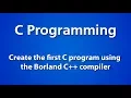 Create the First C Program Using Borland C Compiler NotePad and Windows Command Prompt