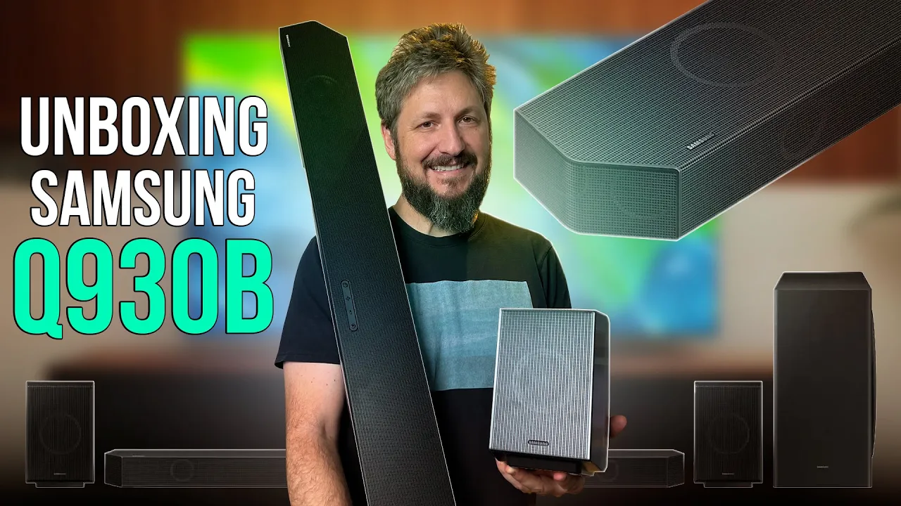Imersão Sonora! Tiramos da caixa o Soundbar Q930B da Samsung