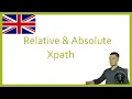 Relative and Absolute XPath - What is the Difference Practical Example ENGLISH