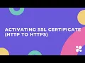 How To Activate SSL Certificate On Your Website HTTPS - Website Security