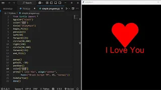 My First Python Tutorial I love You tutorial Learn Python Basics for Beginners 2025