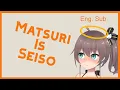 Download Lagu 【Hololive】Matsuri is Seiso...? Eng. Sub