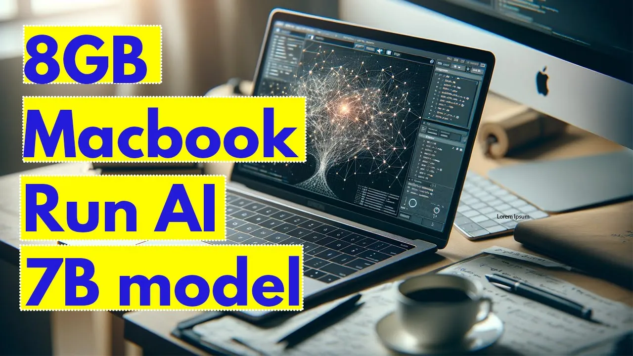 8GB MacBook apple silicon Running AI Apps - Mac AI Tutorial Video Thumbnail